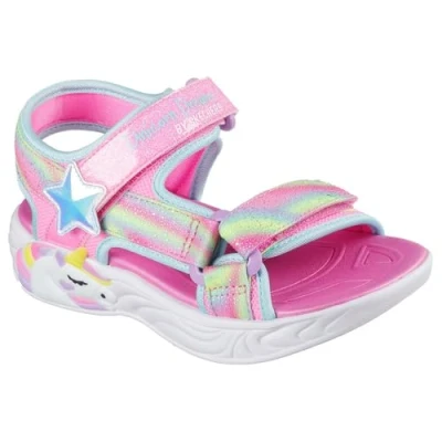 Abbildung von Sandalen Skechers Unicorn Dreams Sanda. Rosa. Kinder