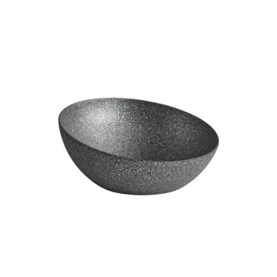 Abbildung von APS 30015 Schale FROSTFIRE, Aluminium, Antihaftbeschichtung, Ø 26,5 cm, 1,9 Liter, schwarz silber