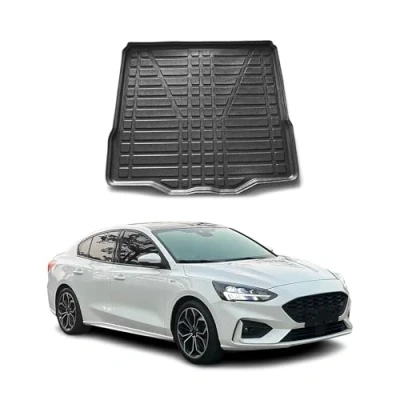Abbildung von OMAC Kofferraumwanne Laderaumwanne kompatibel mit Ford Focus mk4 2019 2024 Limo Gummi TPE