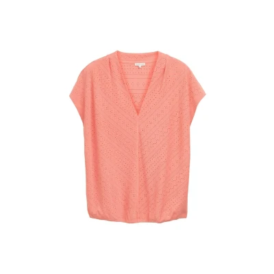 Abbildung von TOM Tailor Bluse, Damen, Größe: 46, Rosewood pink