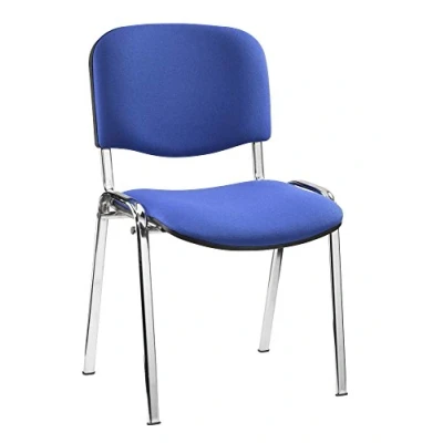 Abbildung von BESUCHERSTUHL ISO BLAU CHROM (ISO CR 1.3 C06)