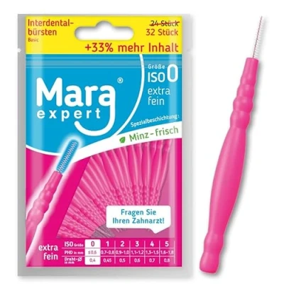Abbildung von Mara Expert Basic Line 24 Bürsten im Zip Beutel