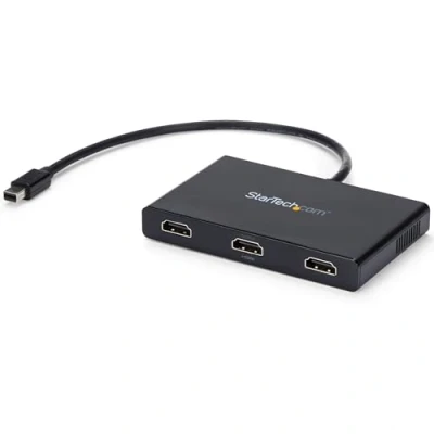 Abbildung von StarTech.com Mini DisplayPort 1.2 auf MST Hub Triple Head mDP/ DP Multi Stream Transport Verteiler (MSTMDP123HD)