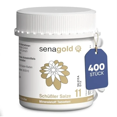Abbildung von Schüssler Salz Nr. 11 Silicea D12 Tabletten glutenfrei (400 Stück (1er Pack))