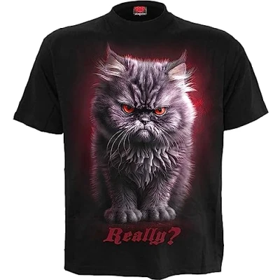 Abbildung von Spiral Herren M121 3XL T Shirt, Schwarz,