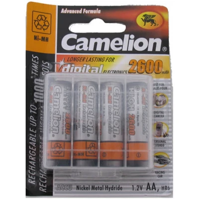 Abbildung von BATTERIE 1.5V PENLITE &#039;AA&#039; WIEDERAUFLADBARE CAMELION (*4)