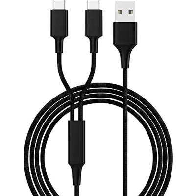 Abbildung von Smrter USB Ladekabel 2.0 A Stecker, C™ Stecker 1.20m Schwarz, 3 Stück