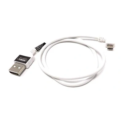 Abbildung von System S USB A Stecker zu 2.0 Micro B 50 cm Kabel 90 Links Gewinkelt
