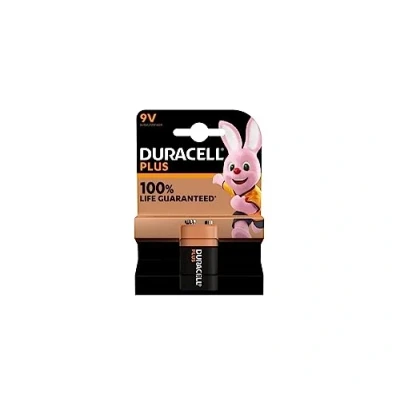 Abbildung von 1 x Duracell 9 V plus (1 Blister mit Batterie) Batterie (6LR61/MN1604)