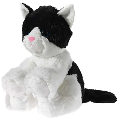 Abbildung von GLITTER KITTY Katzen Baby, schwarz/wei&szlig; Gr&ouml;sse 24cm