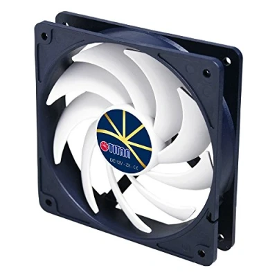 Abbildung von TITAN TFD 14025H12ZP/KE(RB) Lüfter, 140 x 25mm, Extreme Silent Fan mit PWM schwarz