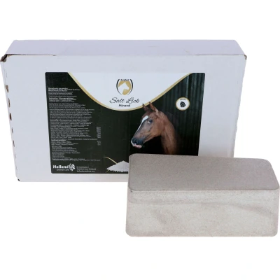 Abbildung von Excellent Steinstein Mineral Pferd lecken 6 Weiss