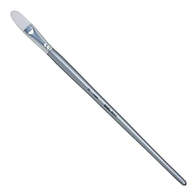 Abbildung von Liquitex 6924012 Basics Pinsel, Synthetikpinsel für Acrylfarben, langlebig, robust und formstabil Filbertpinsel Nr. 12