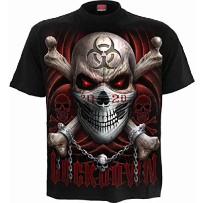 Abbildung von Spiral Herren M101 T Shirt, Schwarz, M