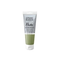 Abbildung von Lefranc Bourgeois 300553 Flashe Acrylfarbe &amp; Vinylfarbe, hochpigmentiert, elastisch, lichtecht, alterungsbeständig, matt, für den Innen Außenbereich, 80ml Tube Grüne Erde Hell