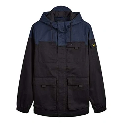 Abbildung von Lyle &amp; Scott Herren Kontrast Jochjacke, Schwarz, M