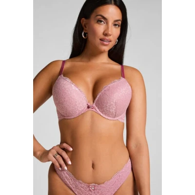 Abbildung von Hunkemöller Marine Pushup BH, Damen, Größe: 70A, Lilas