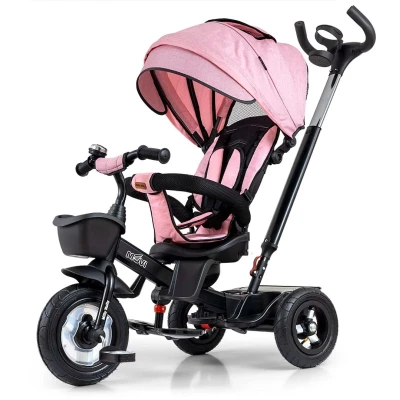 Abbildung von Milly Mally Movi 5 in 1 Dreirad, Schwarz/Rosa