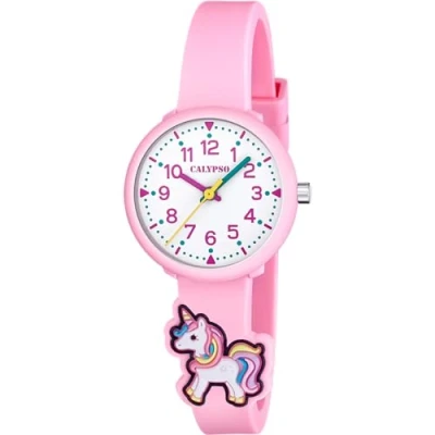 Abbildung von CALYPSO WATCHES Quarzuhr My First Watch, Armbanduhr, Kinderuhr, Mädchen, analog, Einhorn