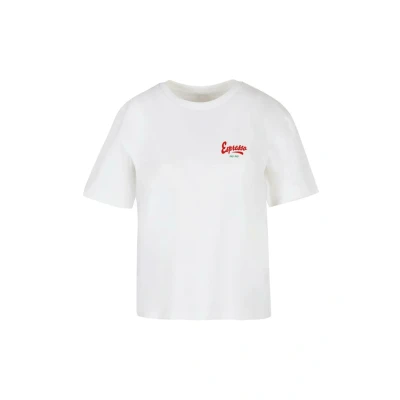 Abbildung von Mister Tee PIÙ Veloce Tshirt print, Damen, Größe: Medium, White