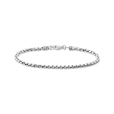 Abbildung von Thomas Sabo Herren Venezia Armband, 925er Sterlingsilber geschwärzt, Länge 16cm, A2086 637 21 L16