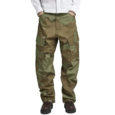 Abbildung von G STAR RAW Damen Cargo Cord 3D Boyfriend Hose, Mehrfarben (smoke olive desert camo D23221 D386 D936), 28