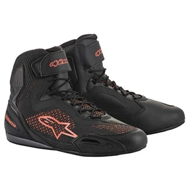 Abbildung von Alpinestars Faster 3 Rideknit Motorradschuhe (Black/Red,10 (43))