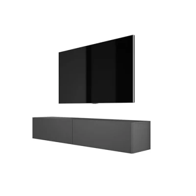 Abbildung von 3E 3xE living.com TV Lowboard: Farbe: Anthrazit, A: 170x32x34 cm (BxTxH)