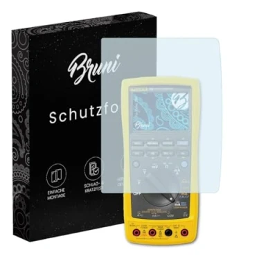 Abbildung von Bruni Schutzfolie kompatibel mit Fluke 789 Folie, glasklare Displayschutzfolie (2X)