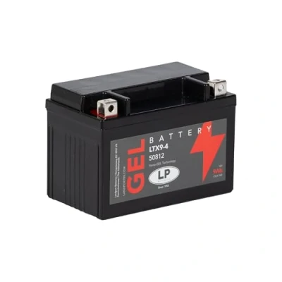 Abbildung von LANDPORT Batterie Gel LTX9 4 12V 9Ah kompatibel für BMW S 1000 RR, Honda CB, CBR, FES, KTM Duke, Kymco Agility, Suzuki Burgman, Yamaha MT 07