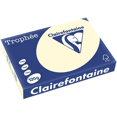 Abbildung von Clairefontaine Ivoor A4 (120 Gramm) Farbiges Papier