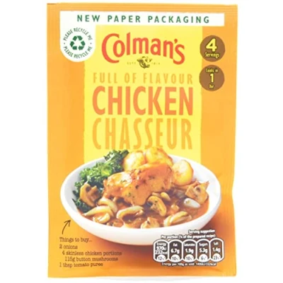 Abbildung von Colmans Päckchen Saucen (Chicken Chasseur Mix, 3 x 39g)
