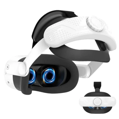 Abbildung von Kopfband für Meta Quest 3S,Komfort Elite Riemen Oculus 3S Zubehör,Verstellbares Leichtes VR Headset Ersatzband Bequem und Druckreduzierend Reduziert den Kopfdruck