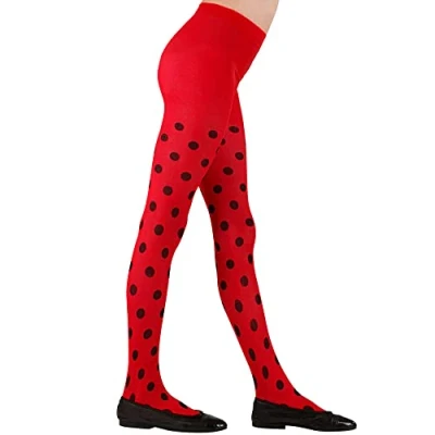 Abbildung von W WIDMANN MILANO Party Fashion Strumpfhose für Kinder, 70 DEN, Zubehör Hexen , Marienkäfer Bienen Elfenkostüme uvm.