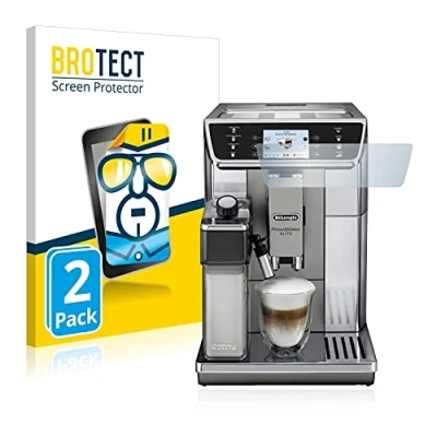 Abbildung von BROTECT (2 Stück Schutzfolie für DeLonghi Primadonna Elite ECAM650.85.MS Displayschutz Folie Ultra Klar