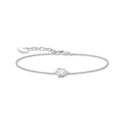 Abbildung von THOMAS SABO Armband mit großem Zirkoniatropfen, A2159 051 14 L19V, 9 Zirkonia (synth)