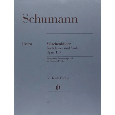Abbildung von Märchenbilder op. 113. Viola, Klavier: Besetzung: Viola und Klavier (G. Henle Urtext Ausgabe)