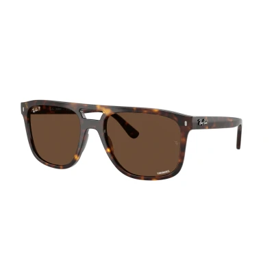 Abbildung von Ray Ban Unisex RB2213CH 902/AN Gläser SONNENBRILLEN Acetat Schildkröte Braun Quadratisch Polarisiert
