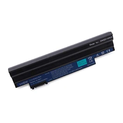 Abbildung von vhbw 1x Akku kompatibel mit Acer Aspire D257, D270 Notebook (4400 mAh, 11,1 V, Li Ion) schwarz