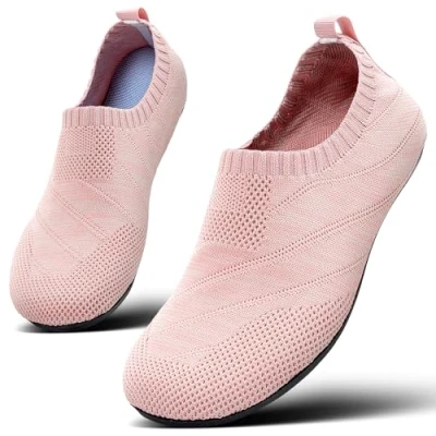 Abbildung von Sosenfer hausschuhe Damen Herren Bequem pantoffeln rutschfest Slip on Flache hüttenschuhe cozy slippers Unisex FENQUAN 40