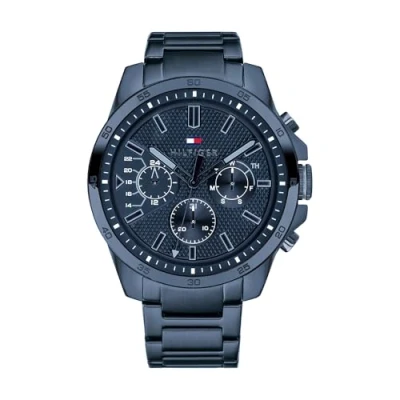 Abbildung von Tommy Hilfiger Multifunktionsuhr Casual, 1791560, Quarzuhr, Armbanduhr, Herrenuhr, Datum, 12/24 Std. Anzeige, analog