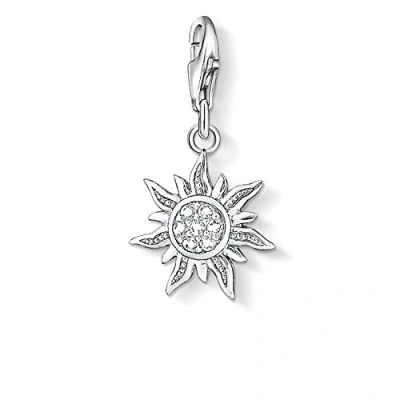 Abbildung von THOMAS SABO Charm Einhänger Sonne, 1040 051 14, mit Zirkonia (synth)