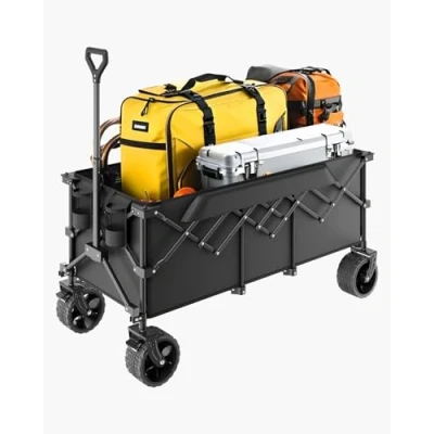 Abbildung von VEVOR Bollerwagen Transportwagen Handwagen Strandwagen 204kg faltbar 122x60x61cm