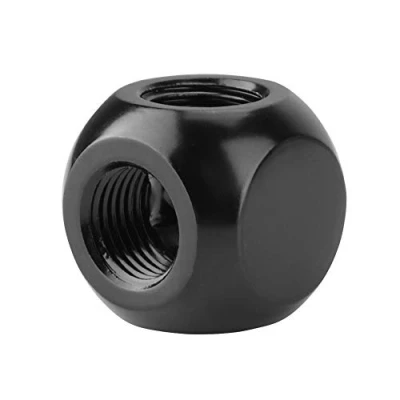 Abbildung von ASHATA Adapter für 3 Wege PC Wasserkühlung, G1/4 Innengewinde Messing Wasserkühlrohranschluss