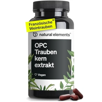 Abbildung von natural elements OPC Traubenkernextrakt Kapseln 53 St