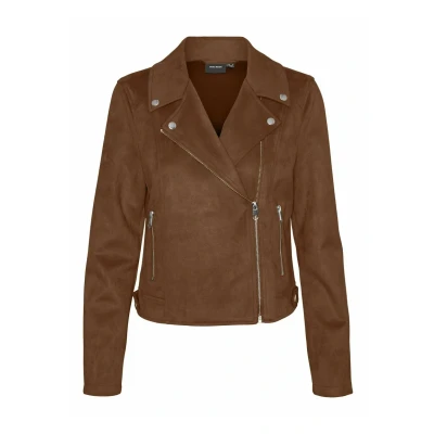 Abbildung von Vero Moda Vmjose Kunstlederjacke, Damen, Größe: XS, Cognac