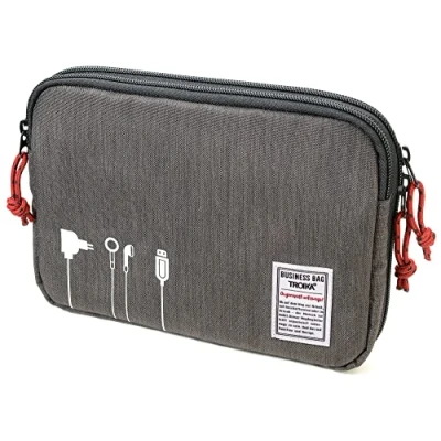 Abbildung von TROIKA Kabeltasche für Elektronikzubehör BUSINESS TECH POUCH 2 Kabelzubehör
