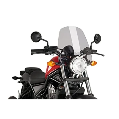 Abbildung von Puig Windschutzscheibe Naked New Generation Touring 9462H für Honda CMX 500 Rebel 17&#039; 19&#039;, Getönt