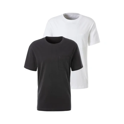 Abbildung von John Devin T Shirt (2 tlg., 2er Pack) mit Brusttasche