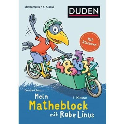 Abbildung von Mein Matheblock mit Rabe Linus 1. Klasse: Stickern (Mein Lern und Spaßblock Linus)